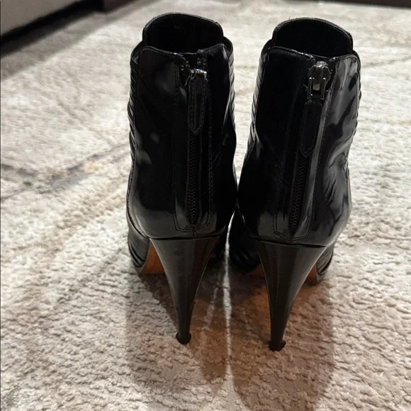 Givenchy Black Strappy Heeled Boots
